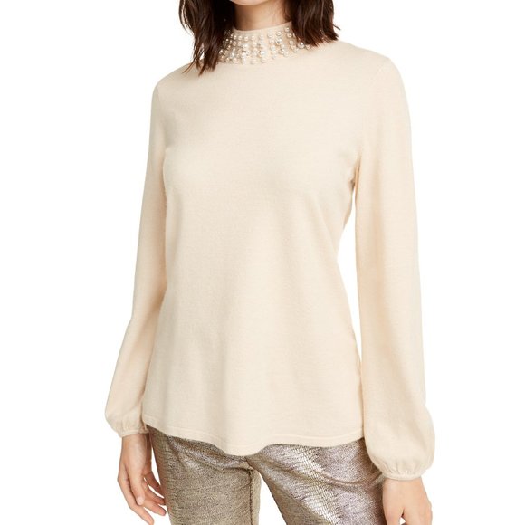 Alfani Sweaters - Alfani Womens Sweater Petite Size PL Beige